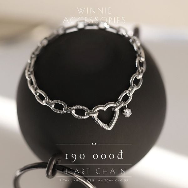  Lắc tay Titan Heart Chain B 