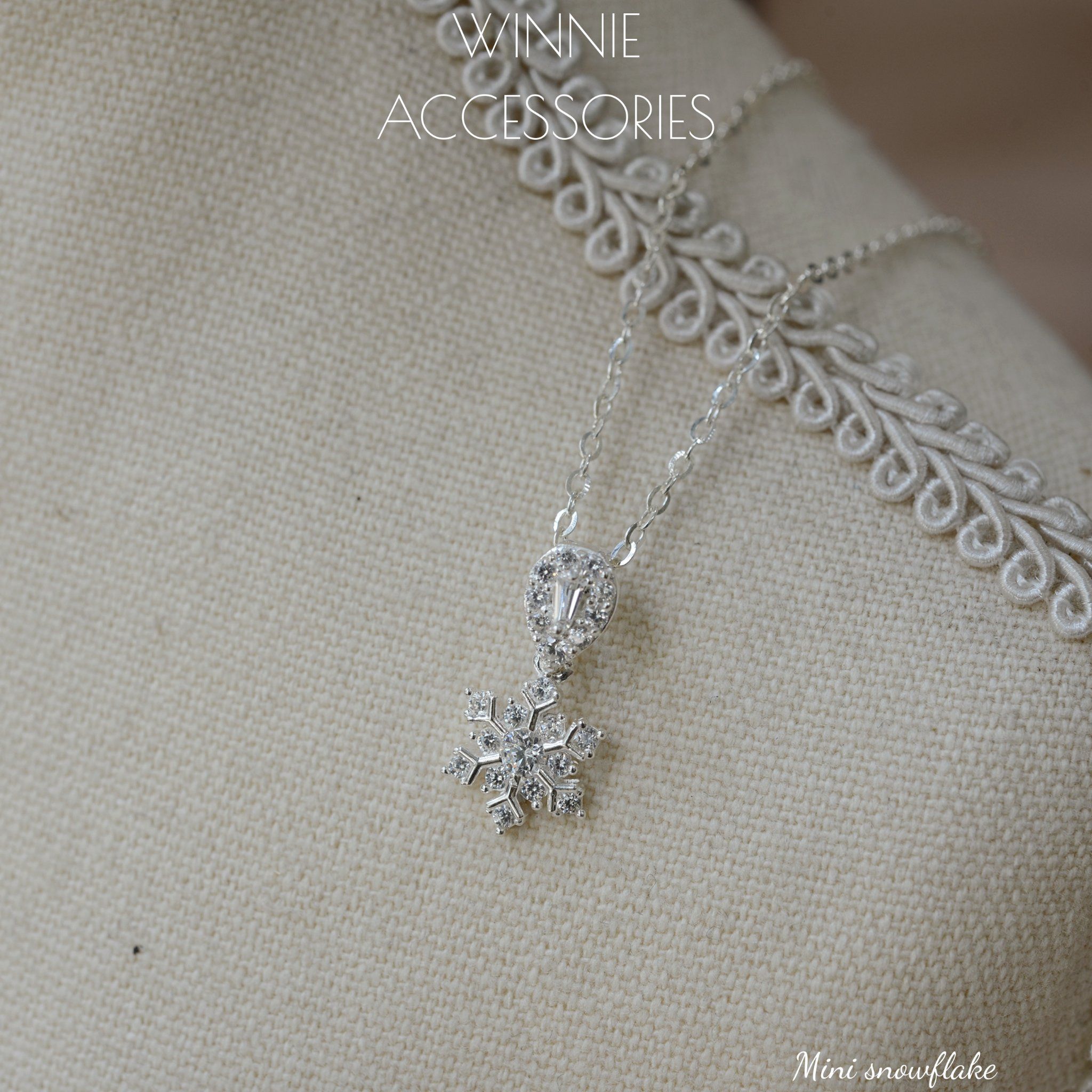  Dây chuyền Bạc S925 Mini Snowflake 