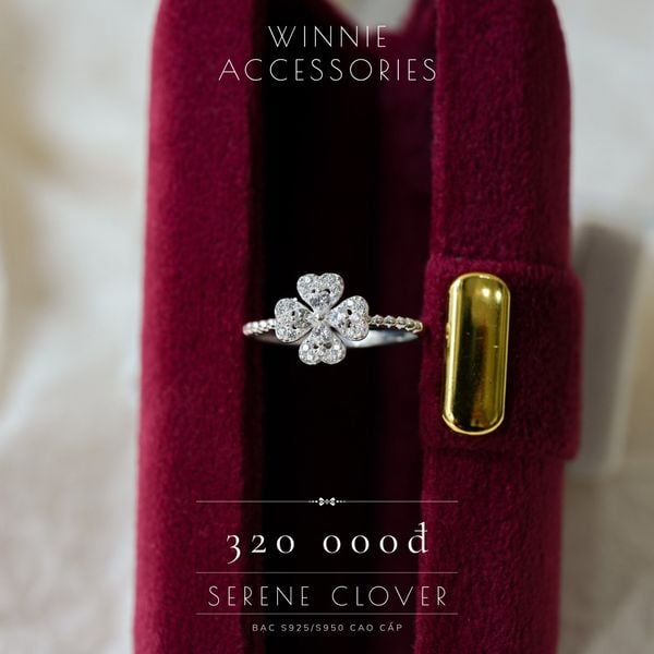  Nhẫn Bạc S925 Serene clover 