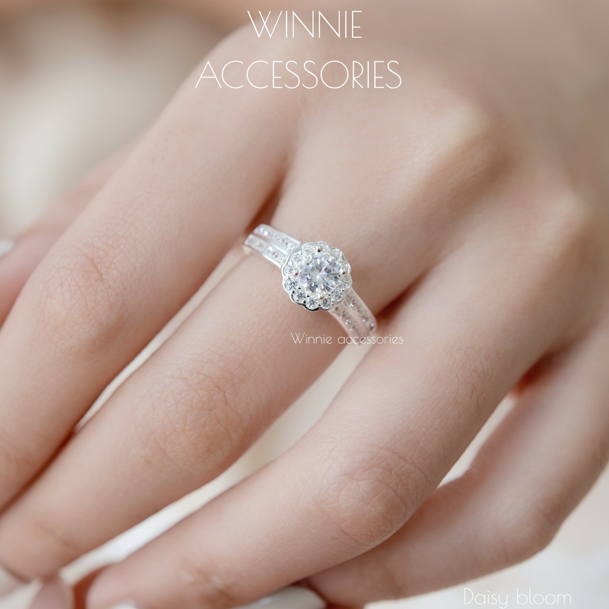  Nhẫn Bạc S925 Daisy Bloom 