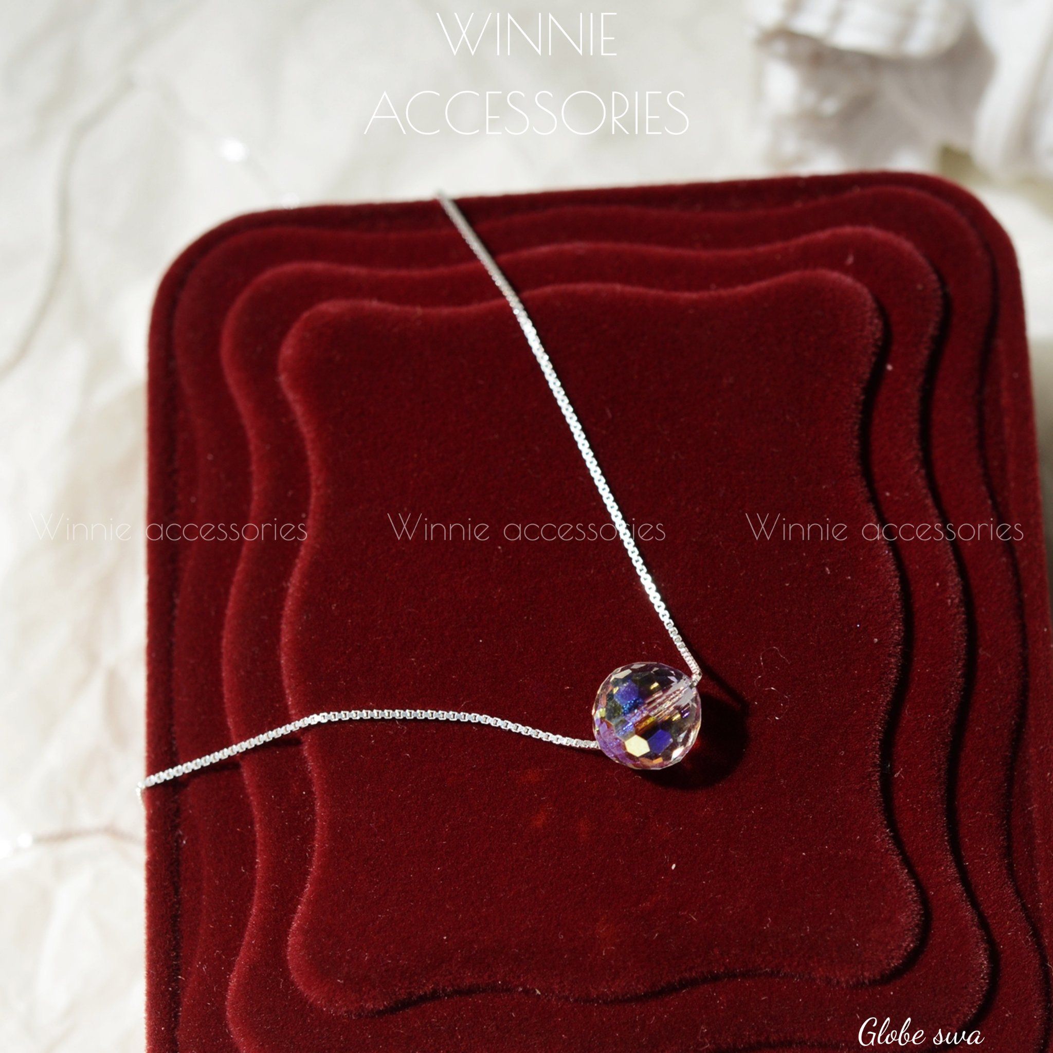  Dây chuyền Bạc S925 Globe Swa 