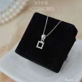  Dây chuyền Bạc S925 Square 