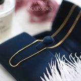  Dây chuyền titan trơn mảnh VG 