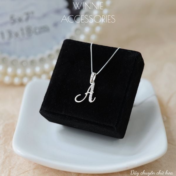  Dây chuyền Bạc S925 Chữ hoa 