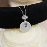  Dây chuyền Bạc S925 Ngọc Như Ý (Xi Kim) 