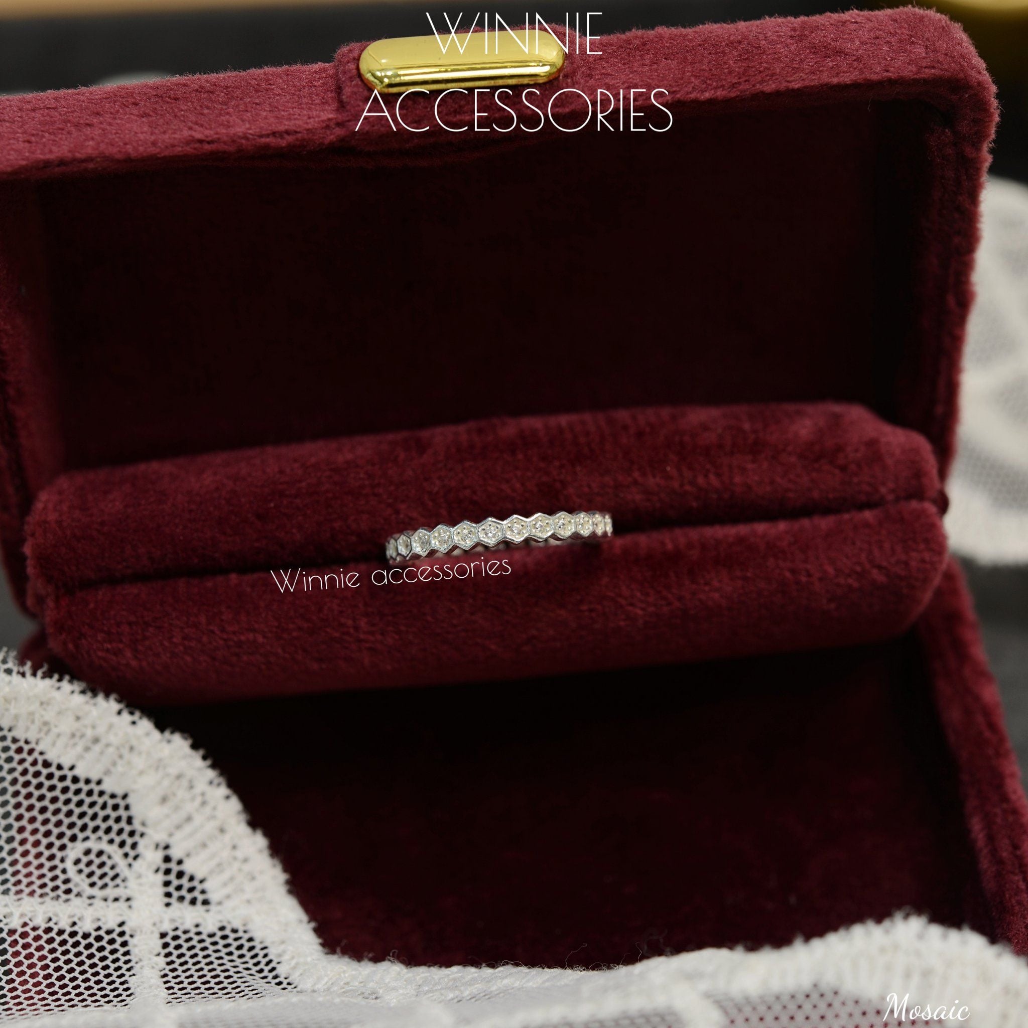  Nhẫn Bạc S925 Mosaic 