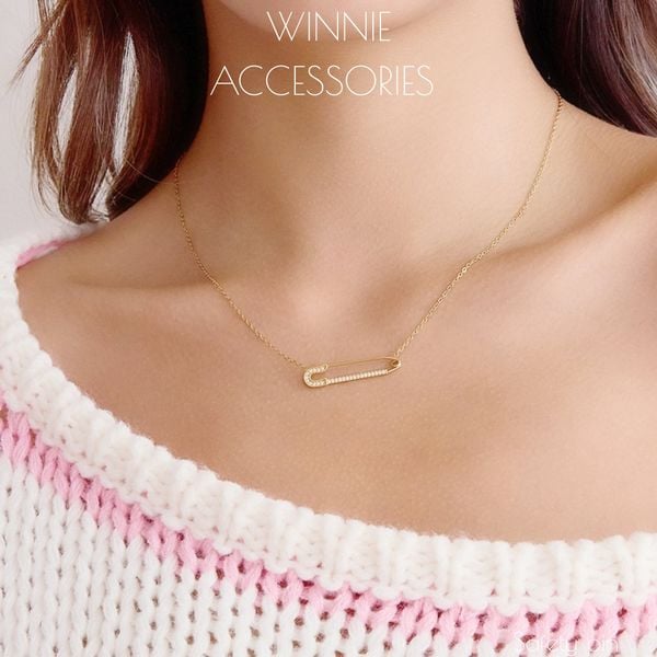  Dây chuyền Titan Safety pin 