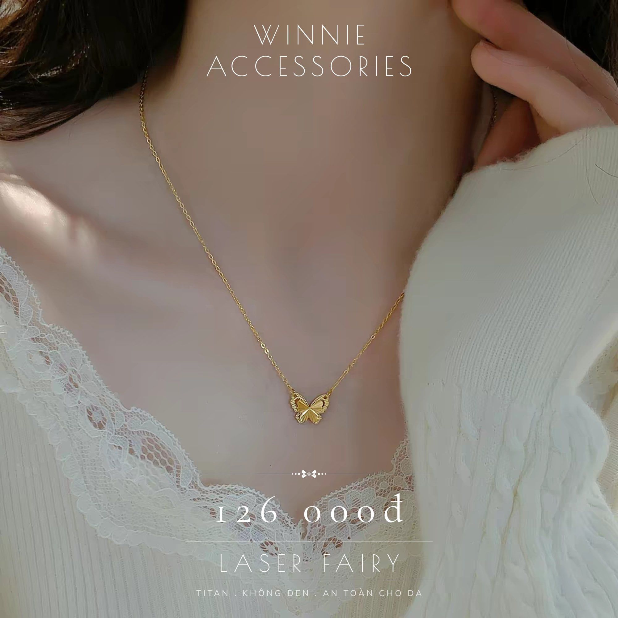  Dây chuyền titan Laser Fairy VG 