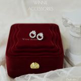  Hoa tai Bạc S925 Circle Star 