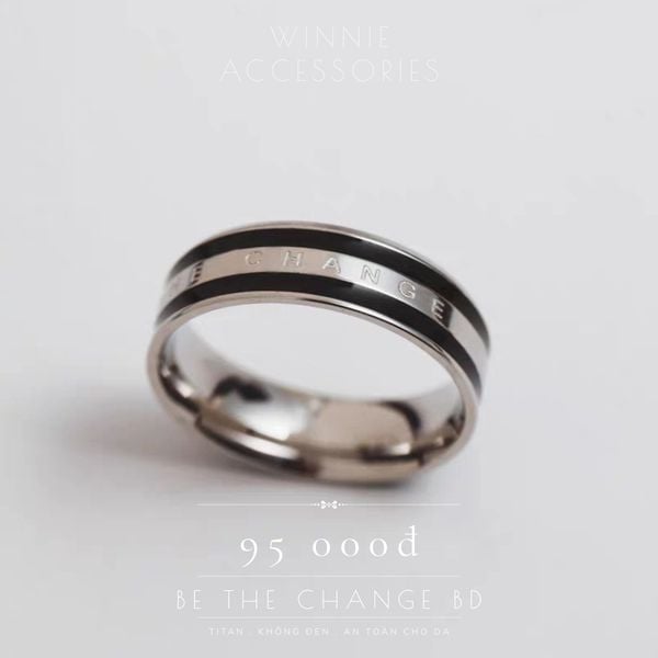  Nhẫn titan Be the Change BD 