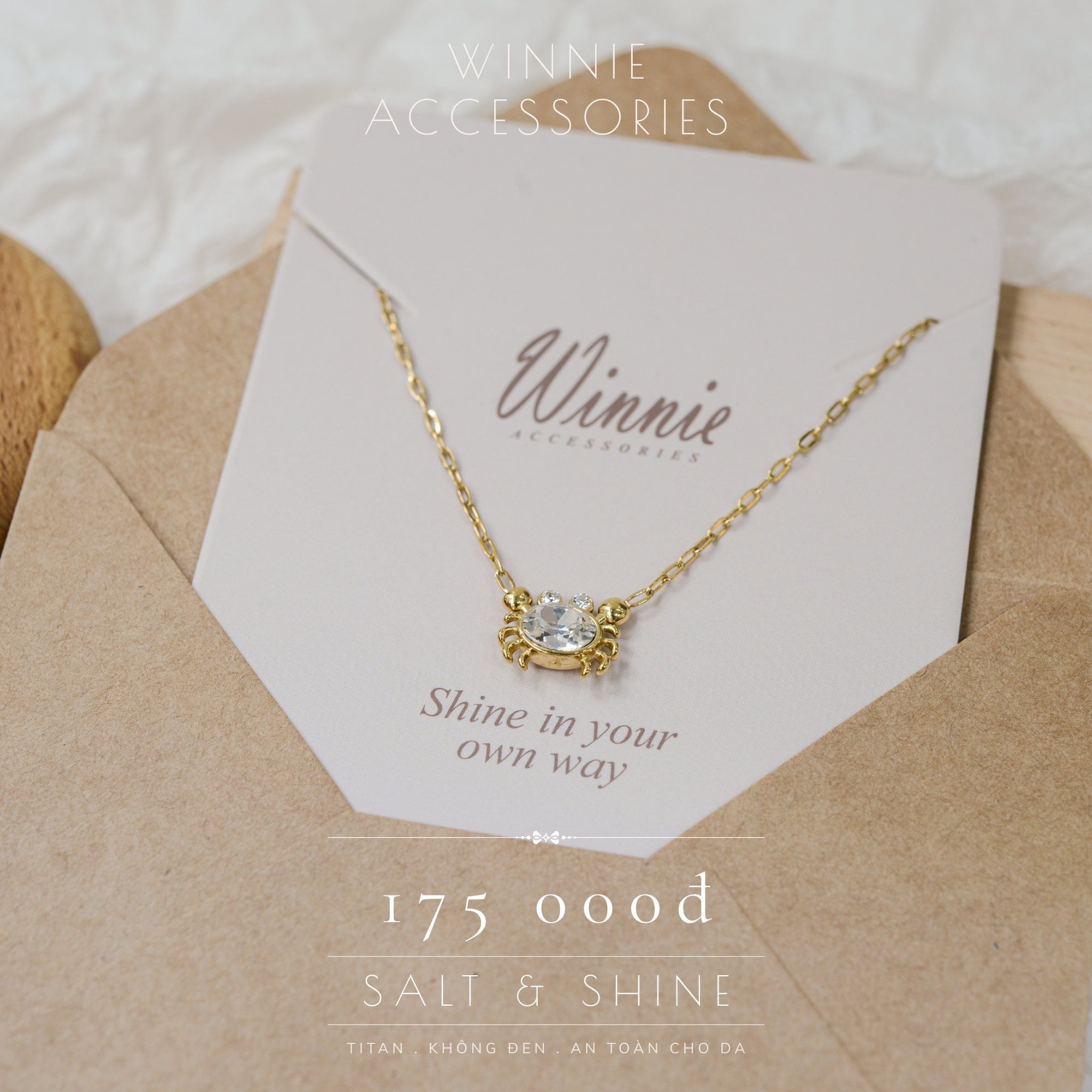  Dây chuyền Titan Salt & Shine 