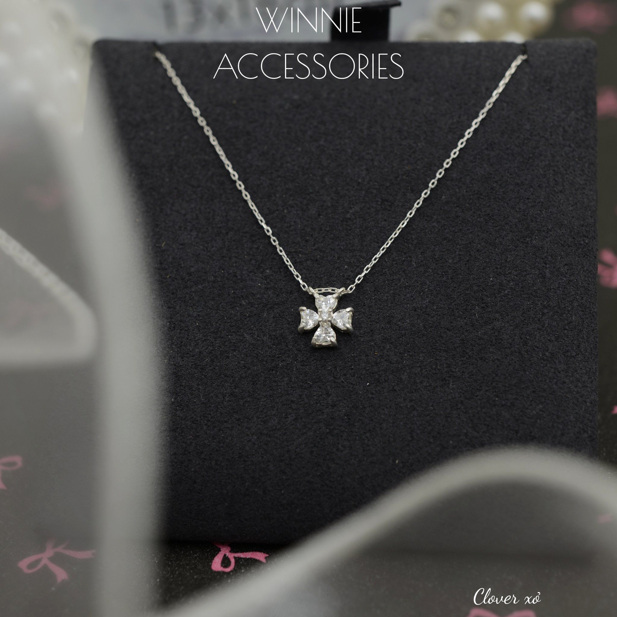  Dây chuyền Bạc S925 Clover xỏ 