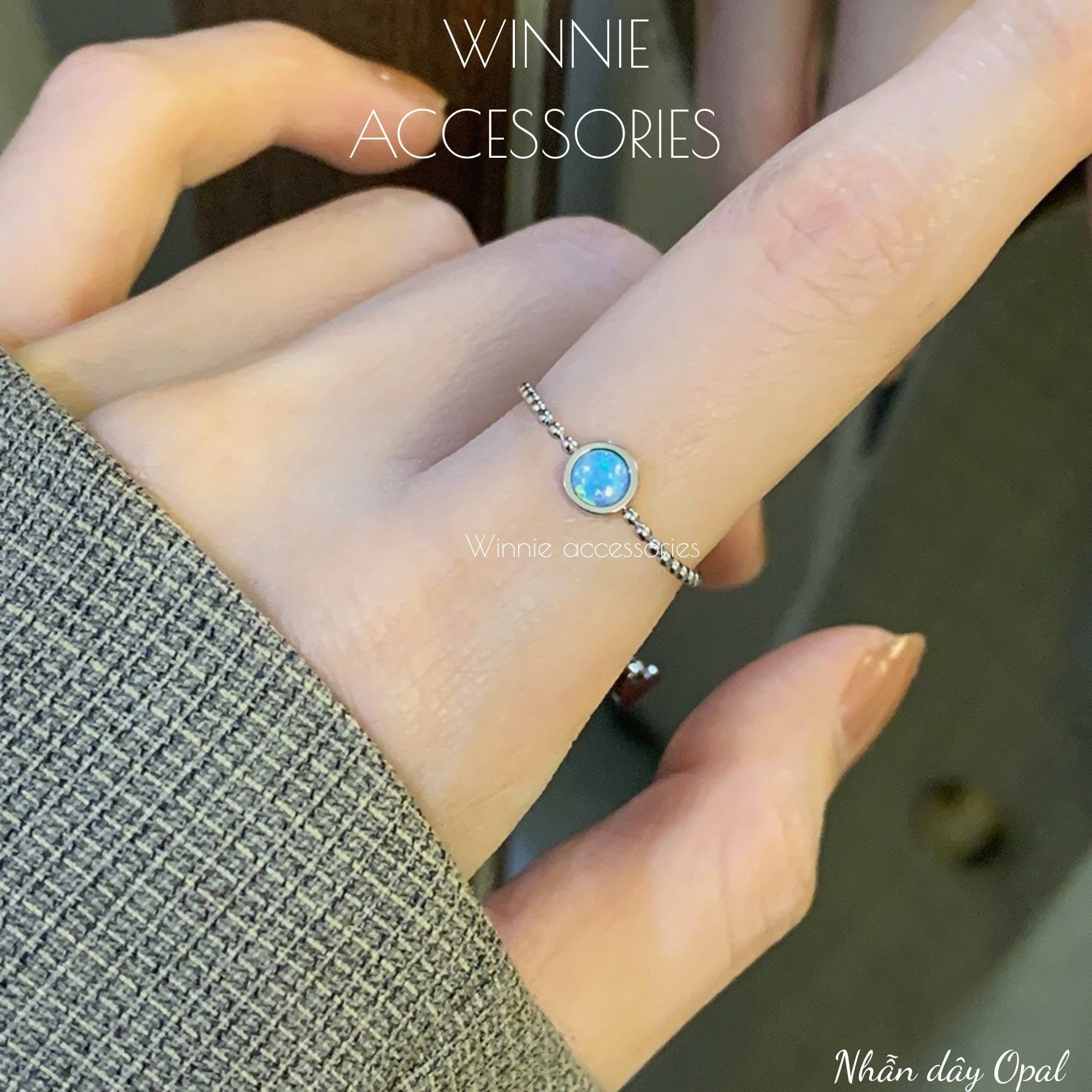  Nhẫn Titan Opal 