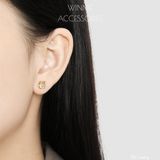  Hoa tai Titan Bi Đá Vuông 