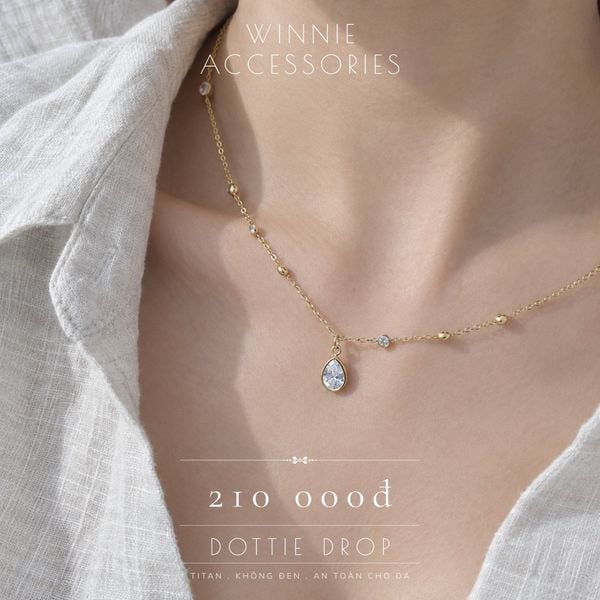  Dây chuyền Titan Dottie drop 