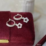  Hoa tai Bạc S925 Khoen Floret 