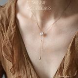  Dây chuyền Titan Zircon Drop 