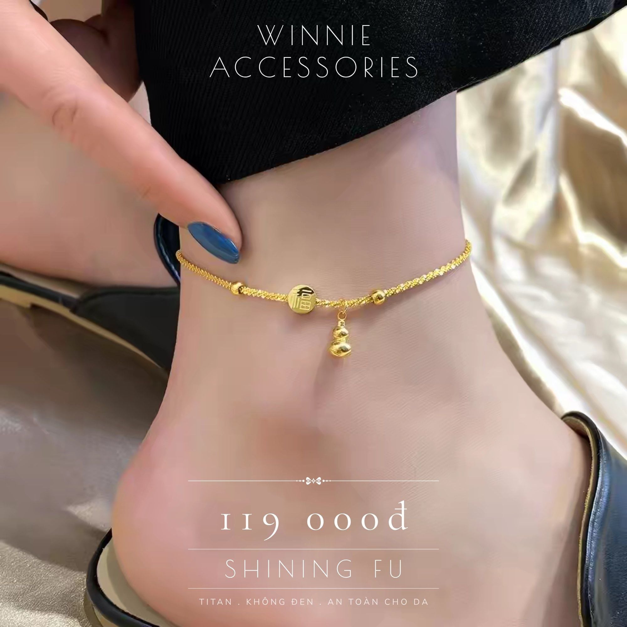  Lắc chân Titan Shining Fu 
