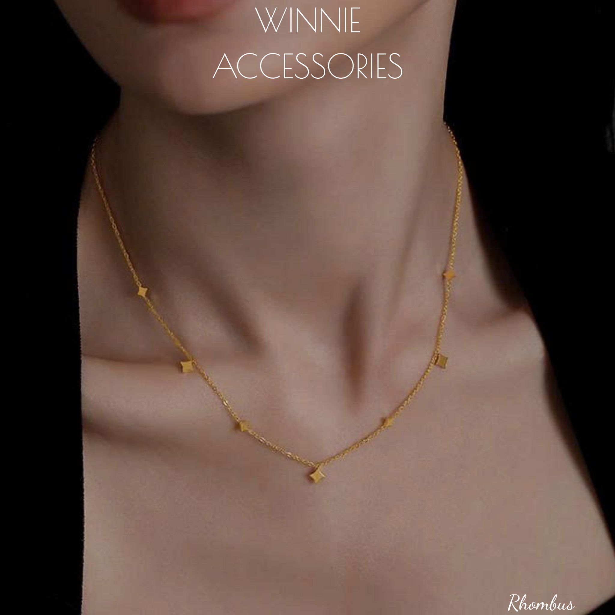  Dây chuyền Titan Rhombus 