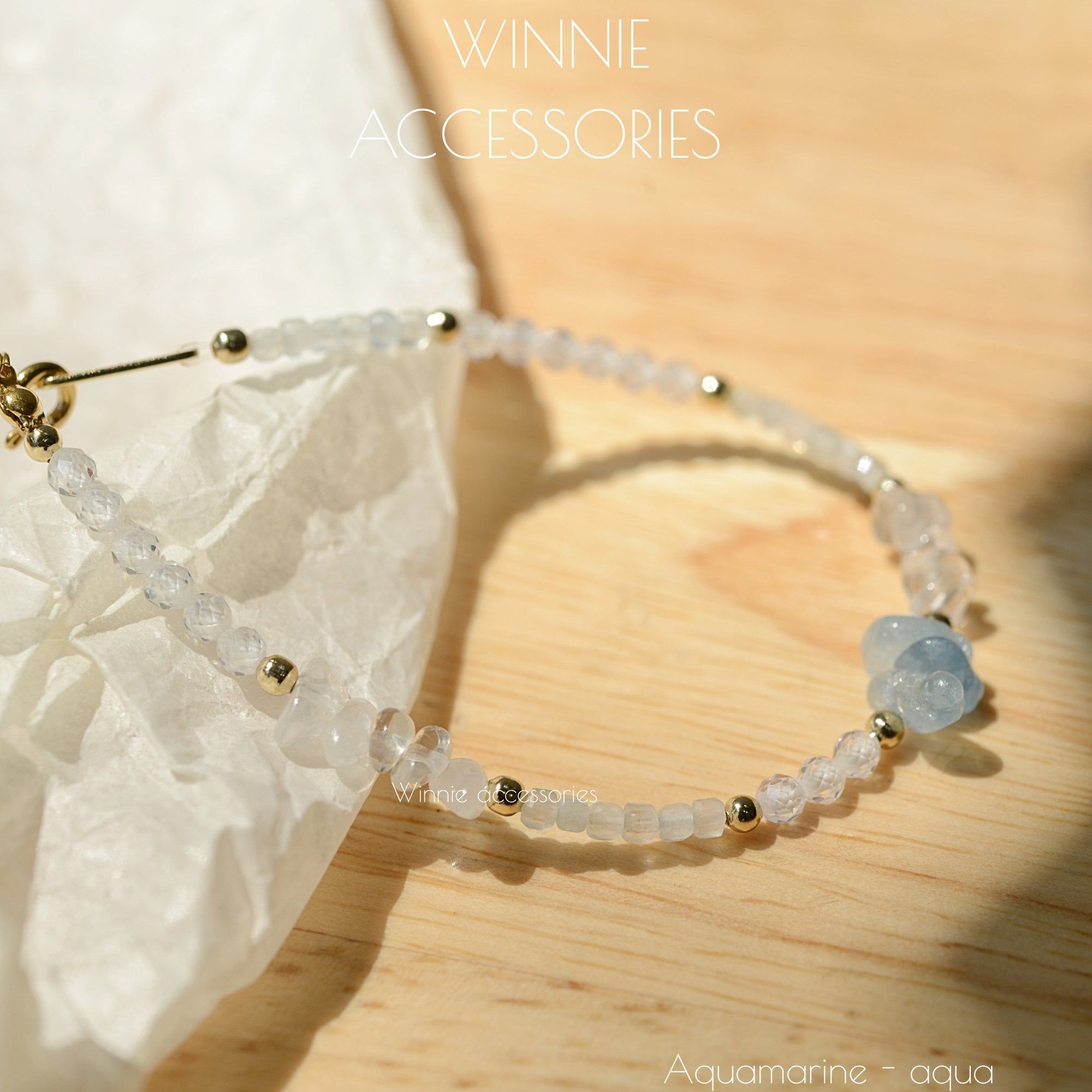  Lắc tay Titan Aquamarine 