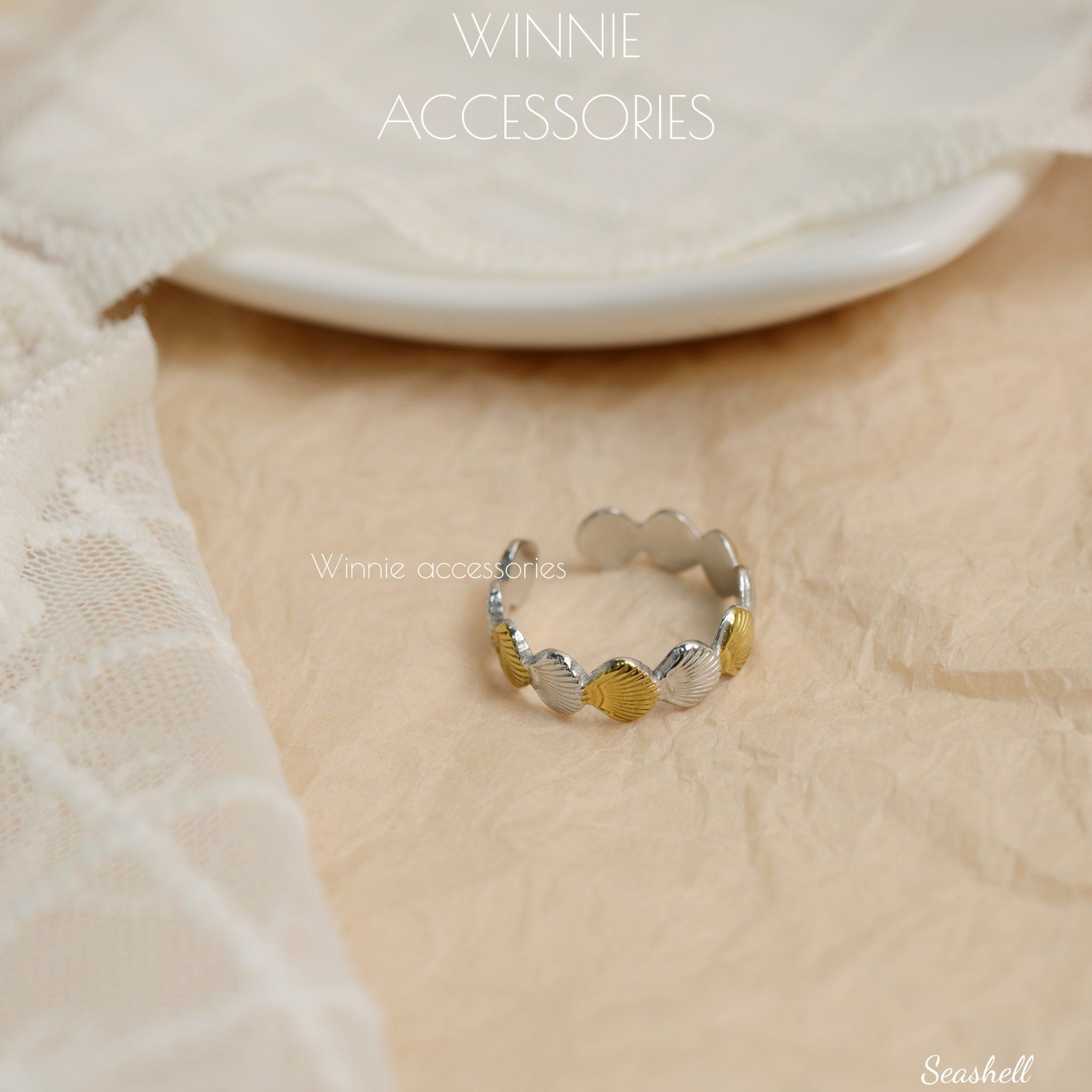  Nhẫn Titan Seashell 