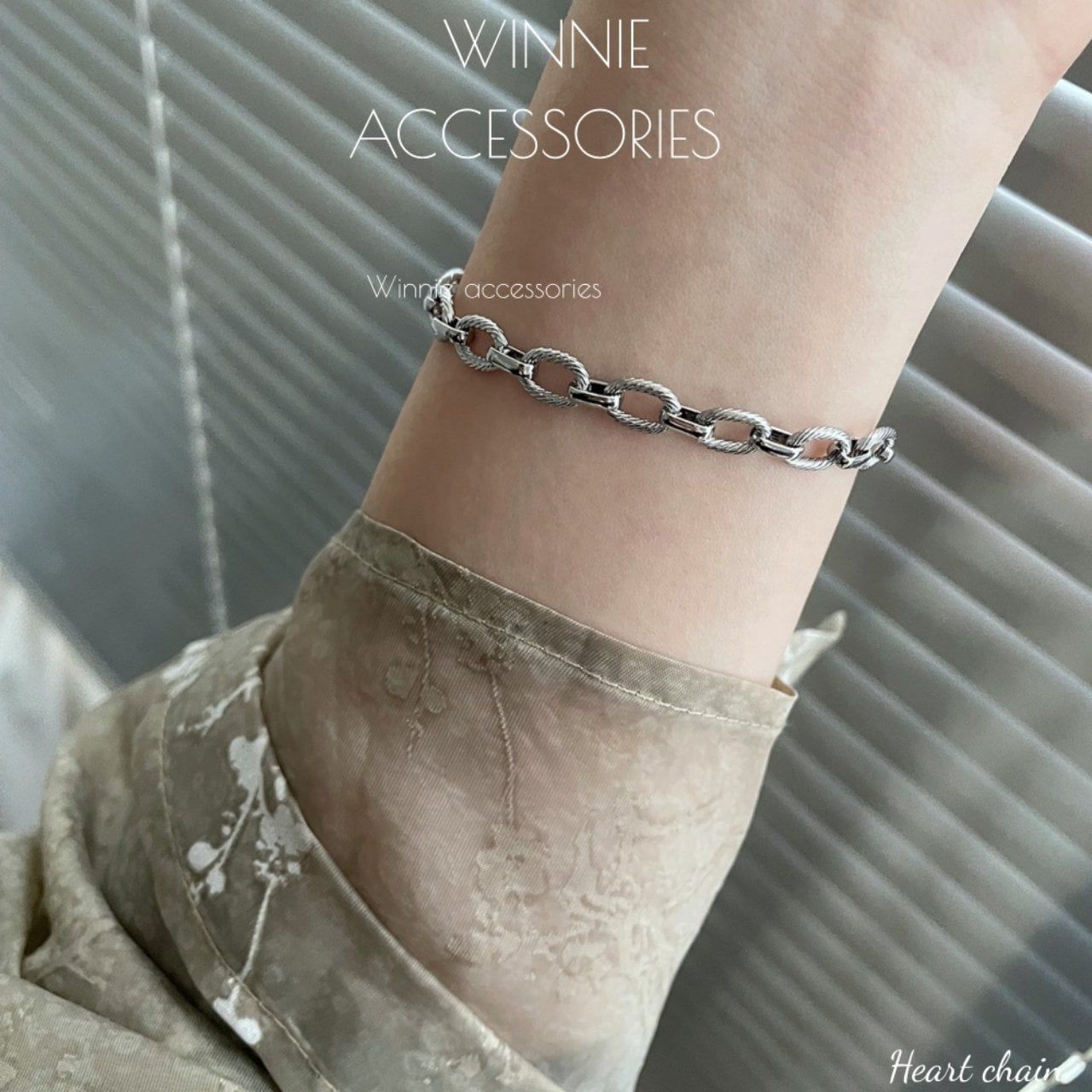  Lắc tay Titan Heart Chain 