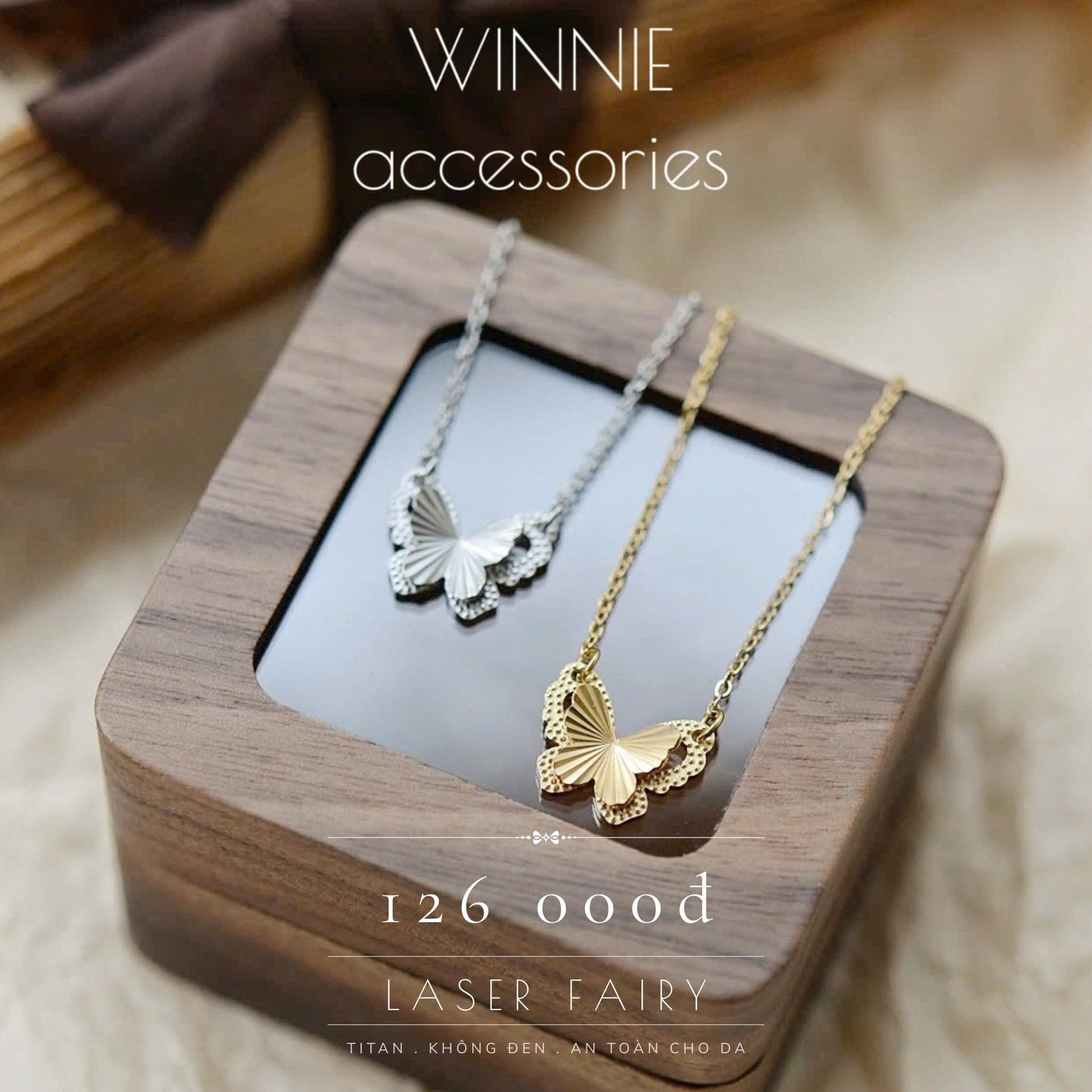  Dây chuyền Titan Laser Fairy B 