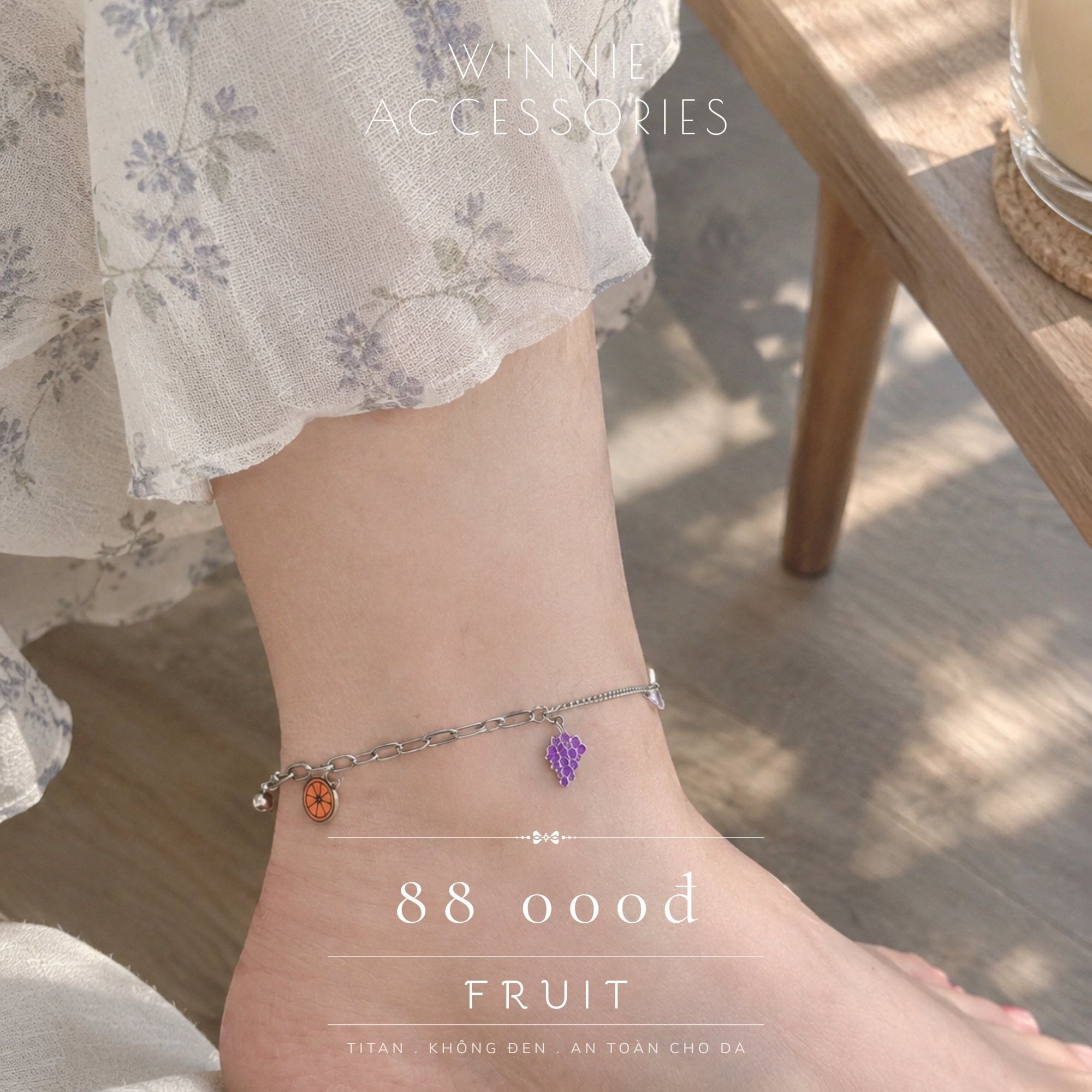  Lắc chân Titan Fruit 