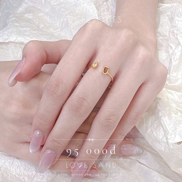  Nhẫn Titan Love Sand 