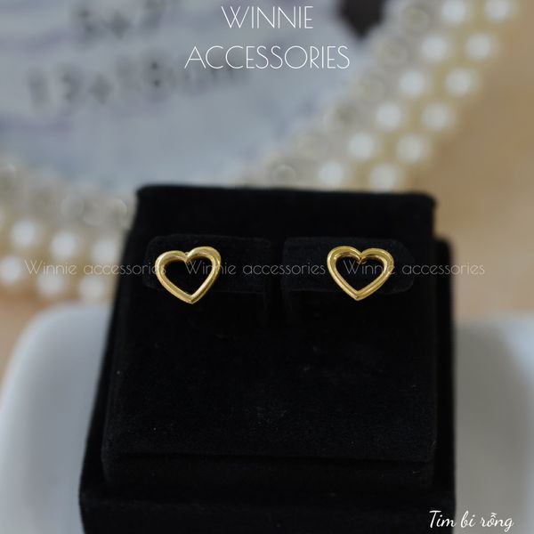  Hoa tai titan Bi tim rỗng 