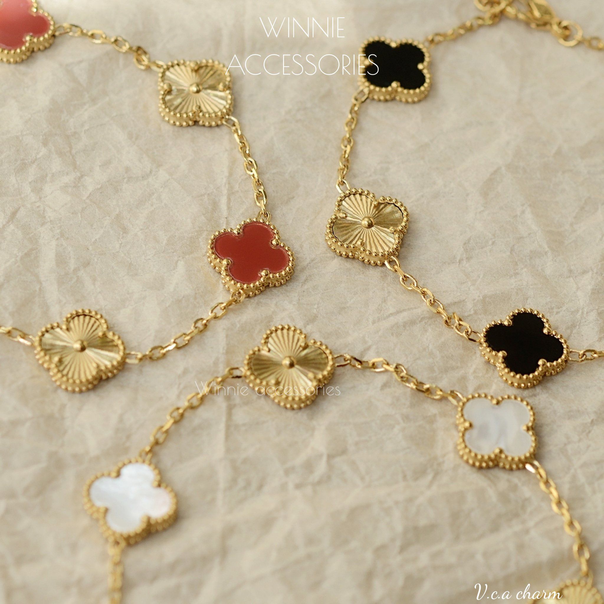  Lắc tay Titan VCA charm 