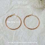  Hoa tai Titan Hoop 3.5cm 