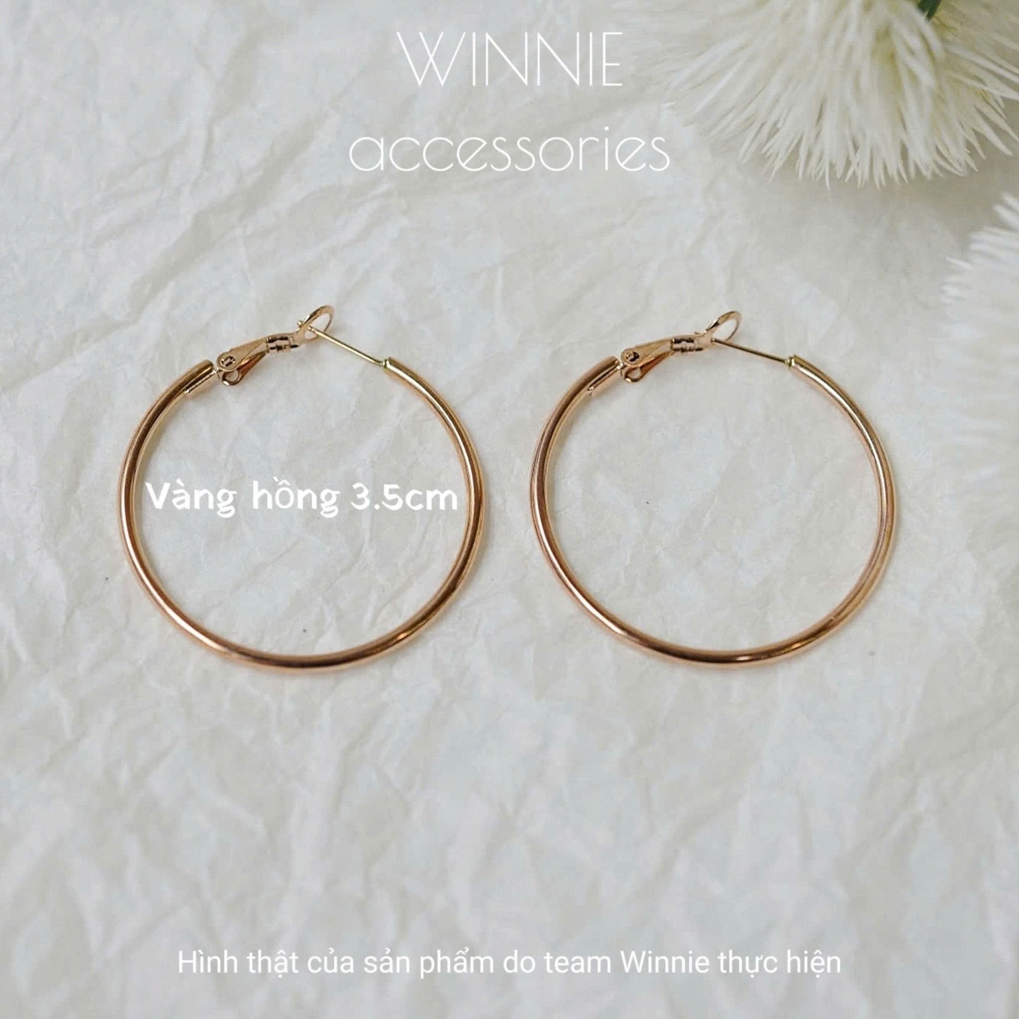  Hoa tai Titan Hoop 3.5cm 