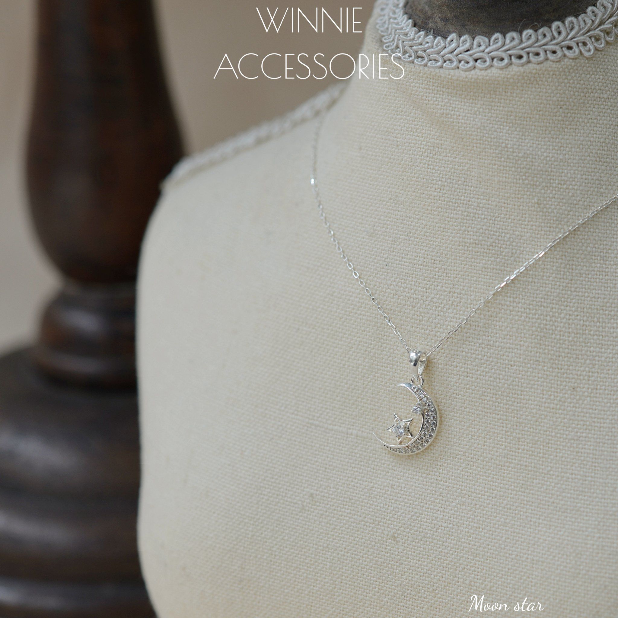 Dây chuyền Bạc S925 Moon Star 