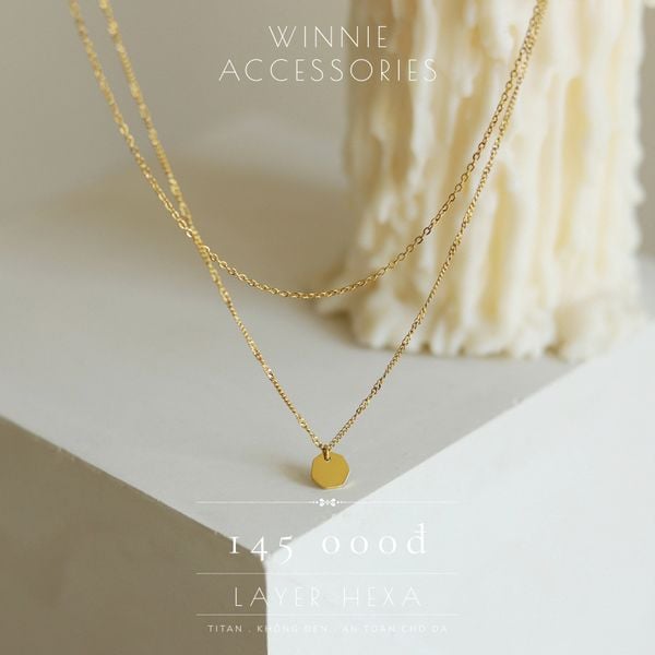  Dây chuyền Titan Layer Hexa 