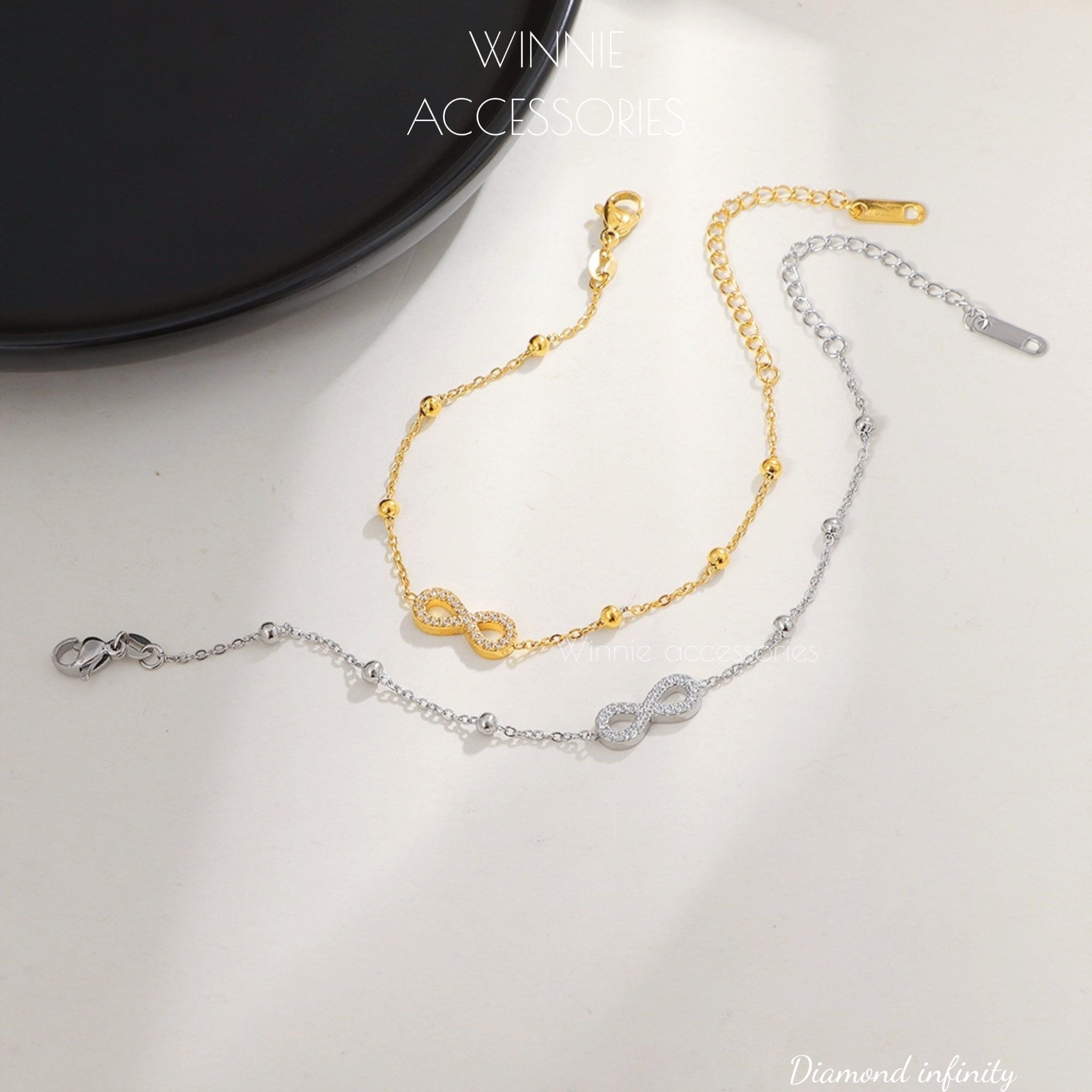  Lắc tay Titan Diamond Infinity 