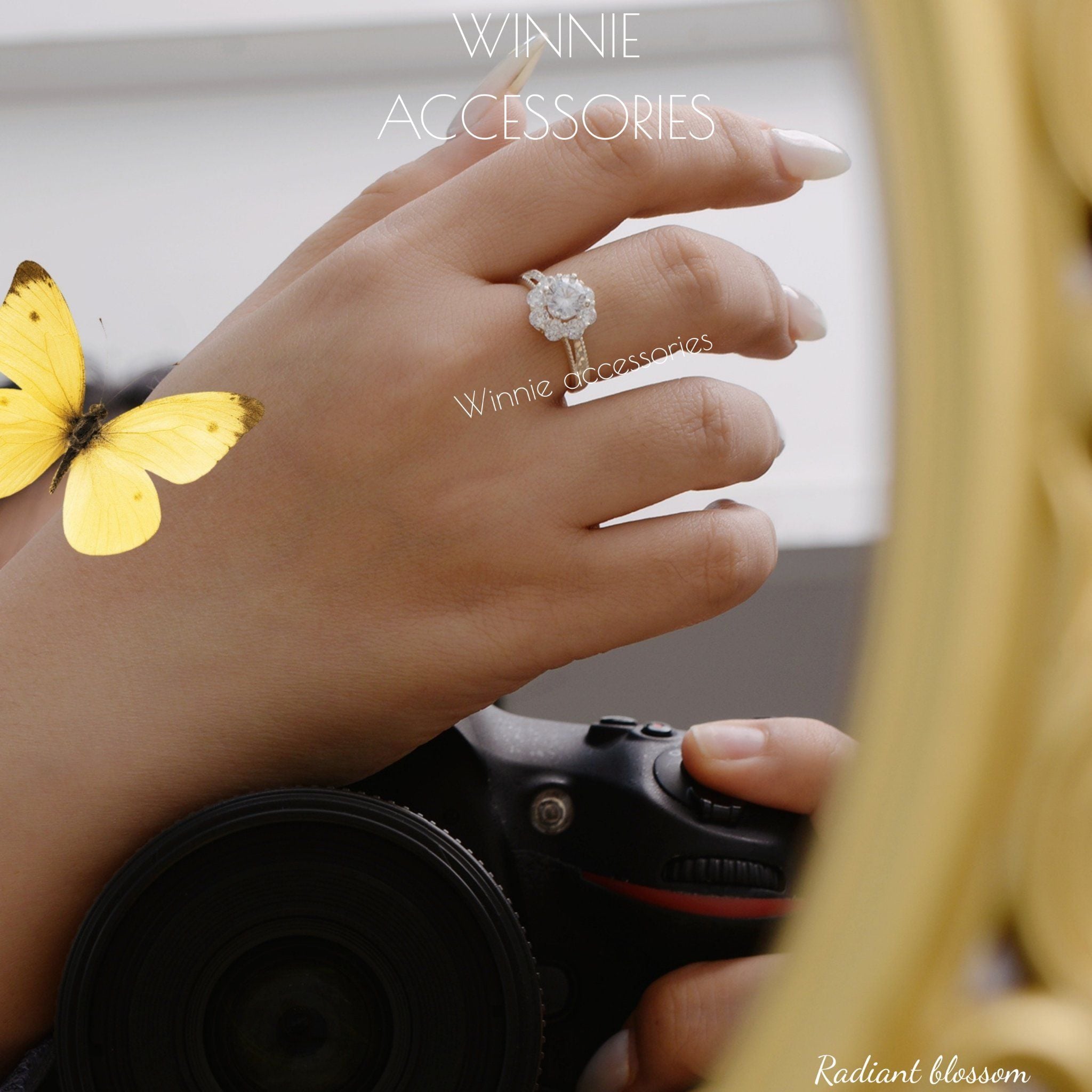  Nhẫn Bạc S925 Radiant Blossom 