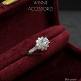  Nhẫn Bạc S925 Duo Apricot 