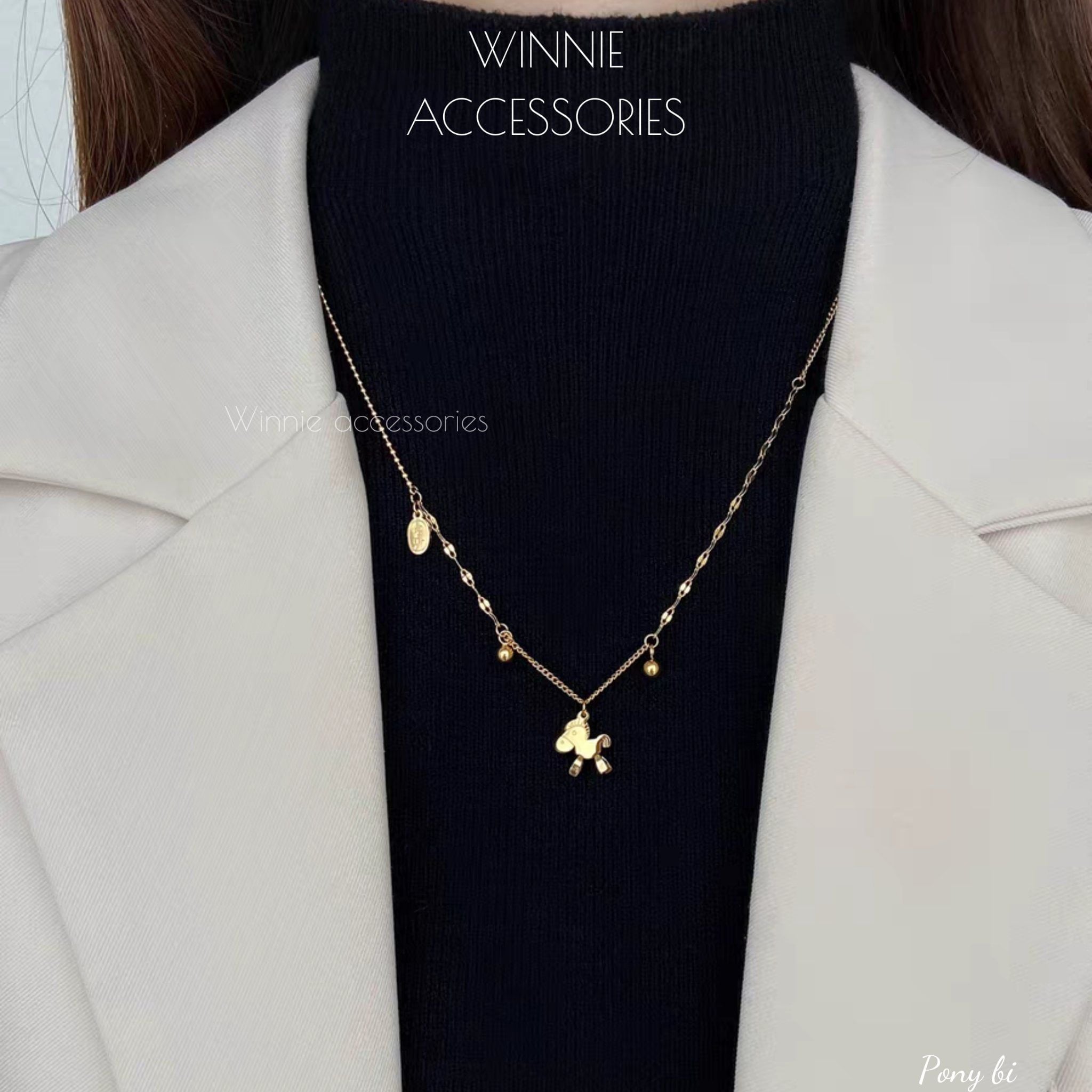  Dây chuyền Titan Pony Bi 