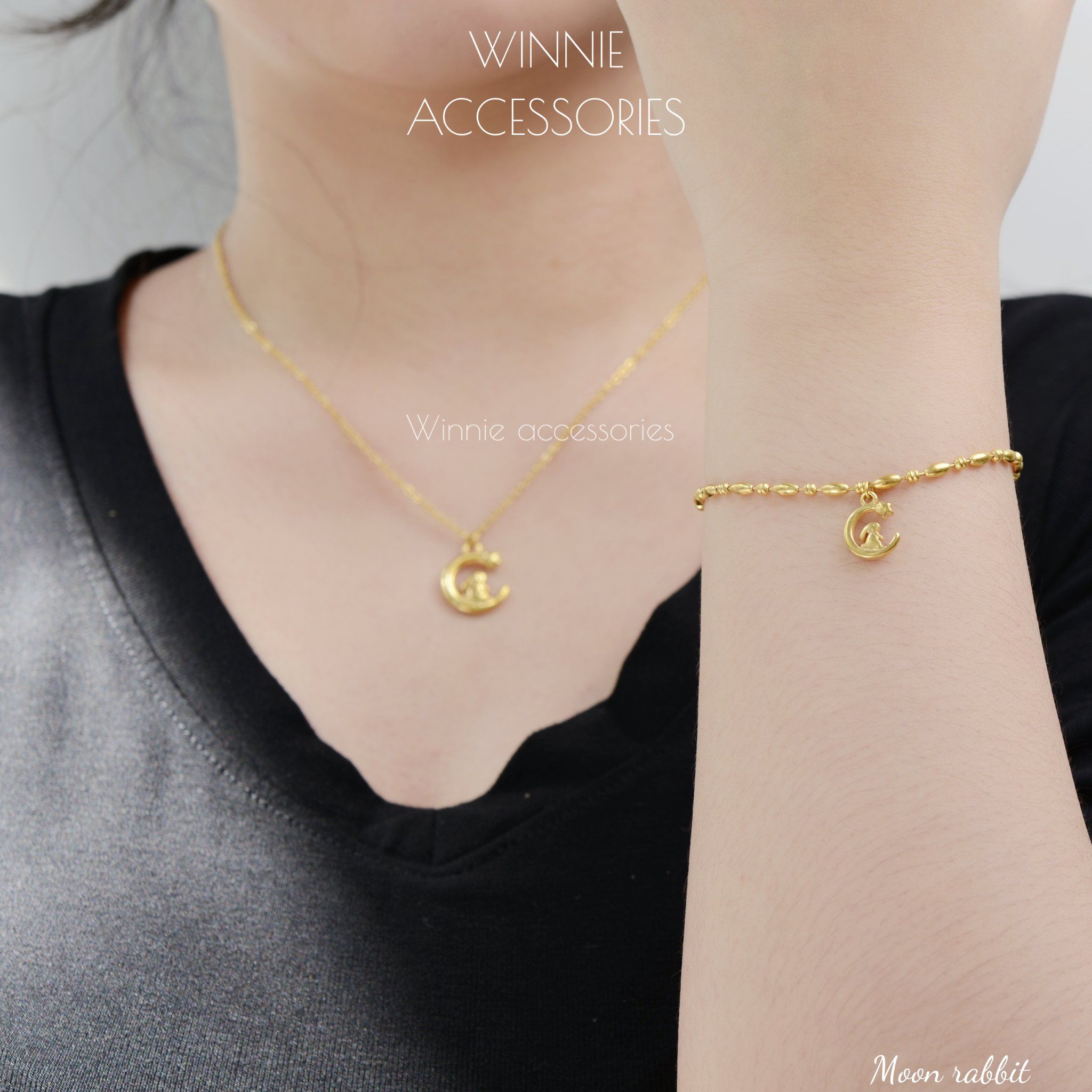  Lắc tay Titan Moon Rabbit 