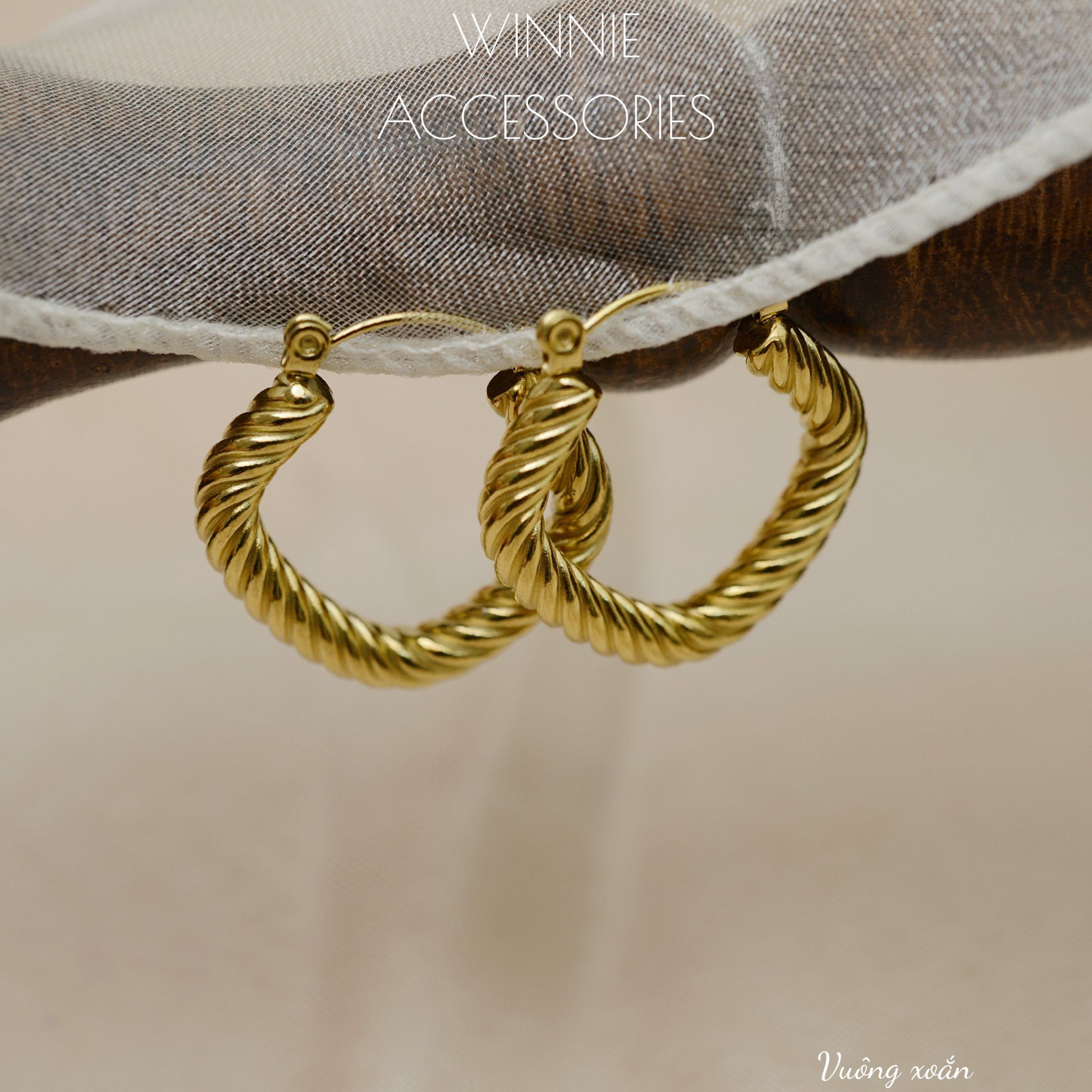  Hoa tai Titan Vuông Xoắn 