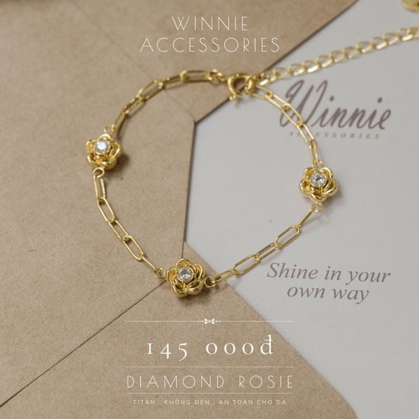  Lắc tay Titan Diamond rosie VG 