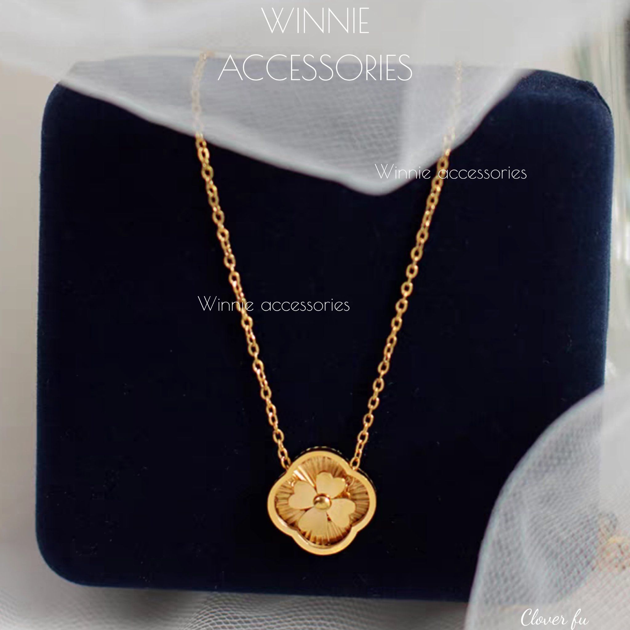  Dây chuyền Titan Clover Fu 