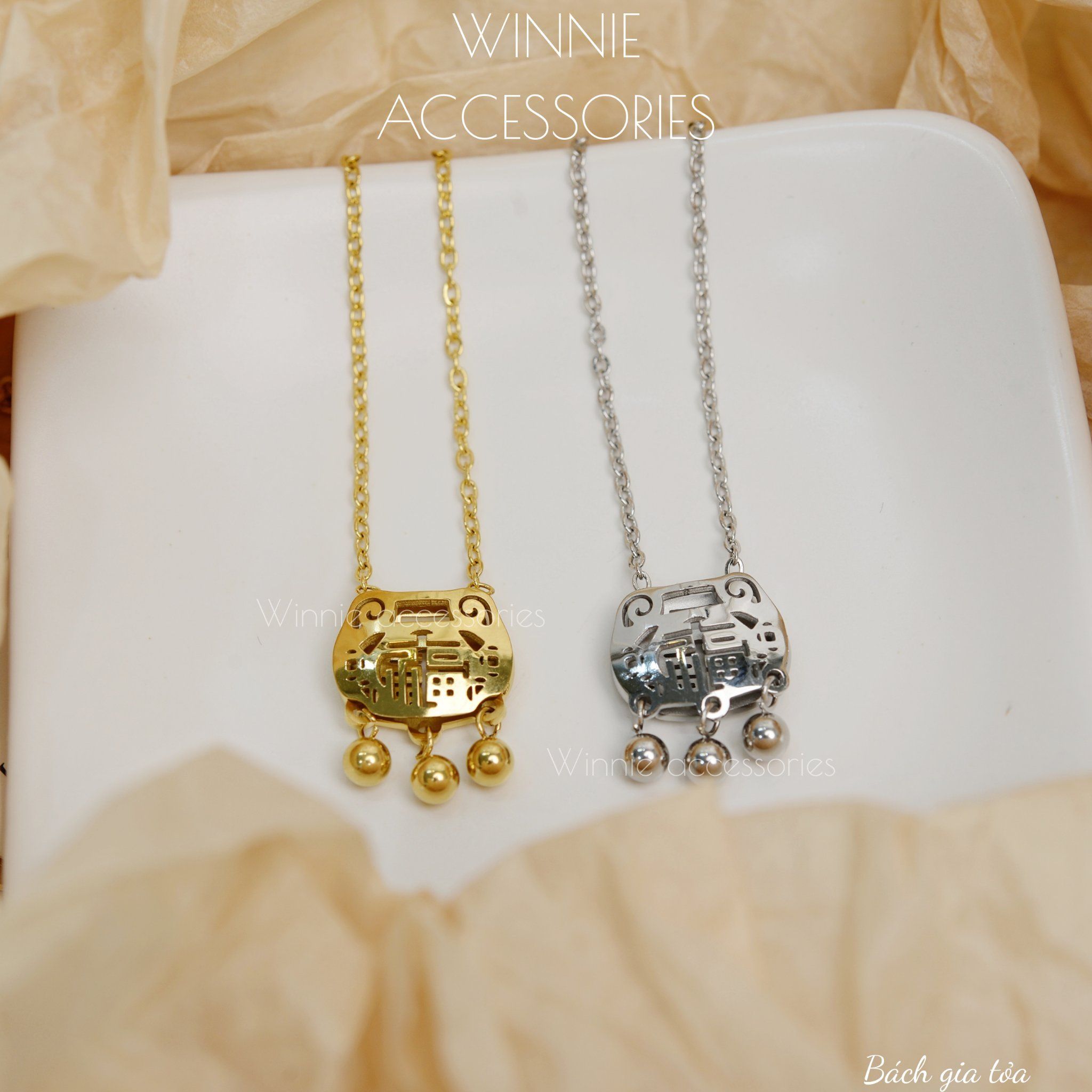  Dây chuyền Titan Bách gia tỏa 