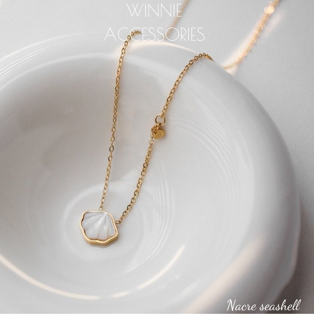  Dây chuyền Titan Nacre Seashell 