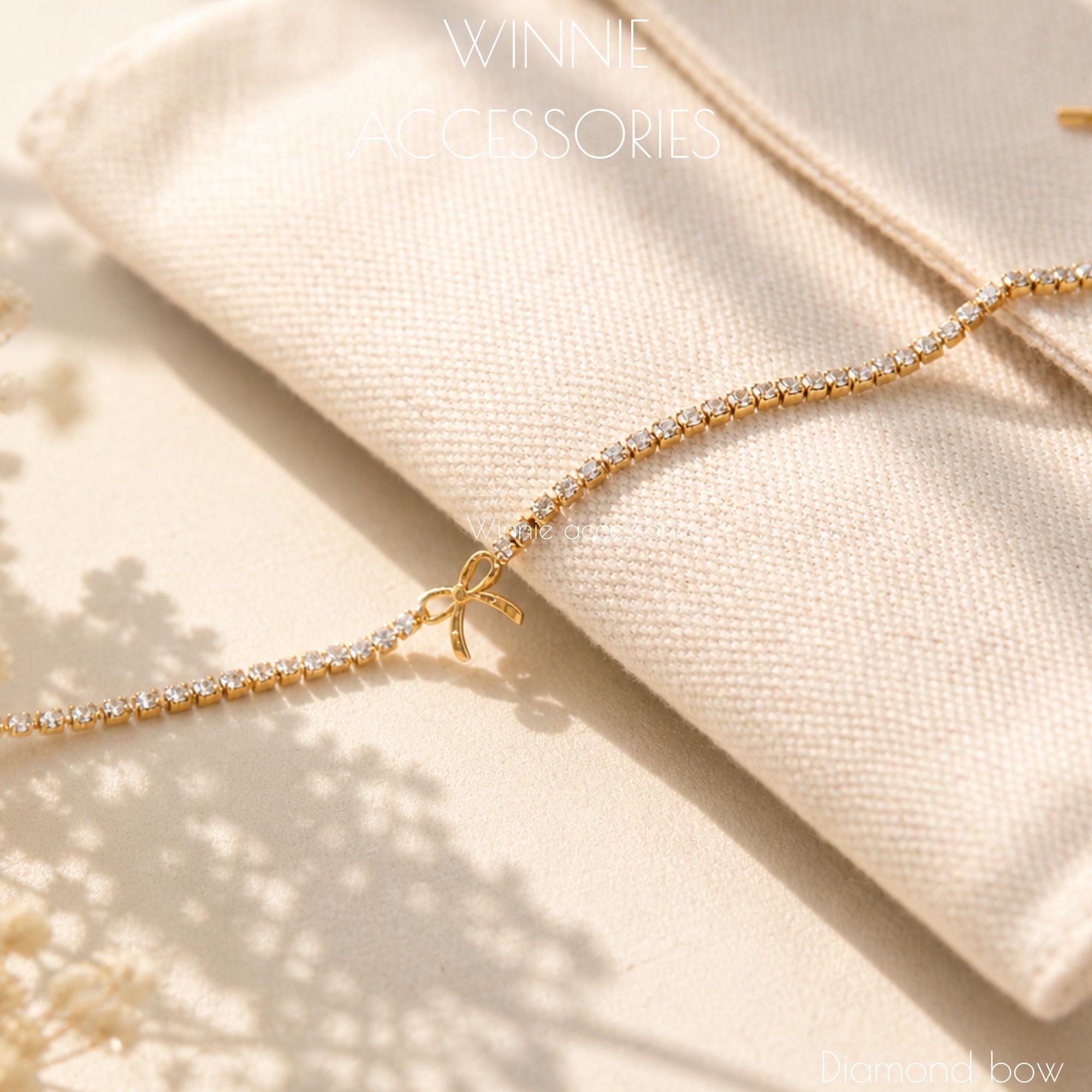  Lắc tay Titan Diamond bow 