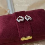  Hoa tai Bạc S925 Khoen Lightning 