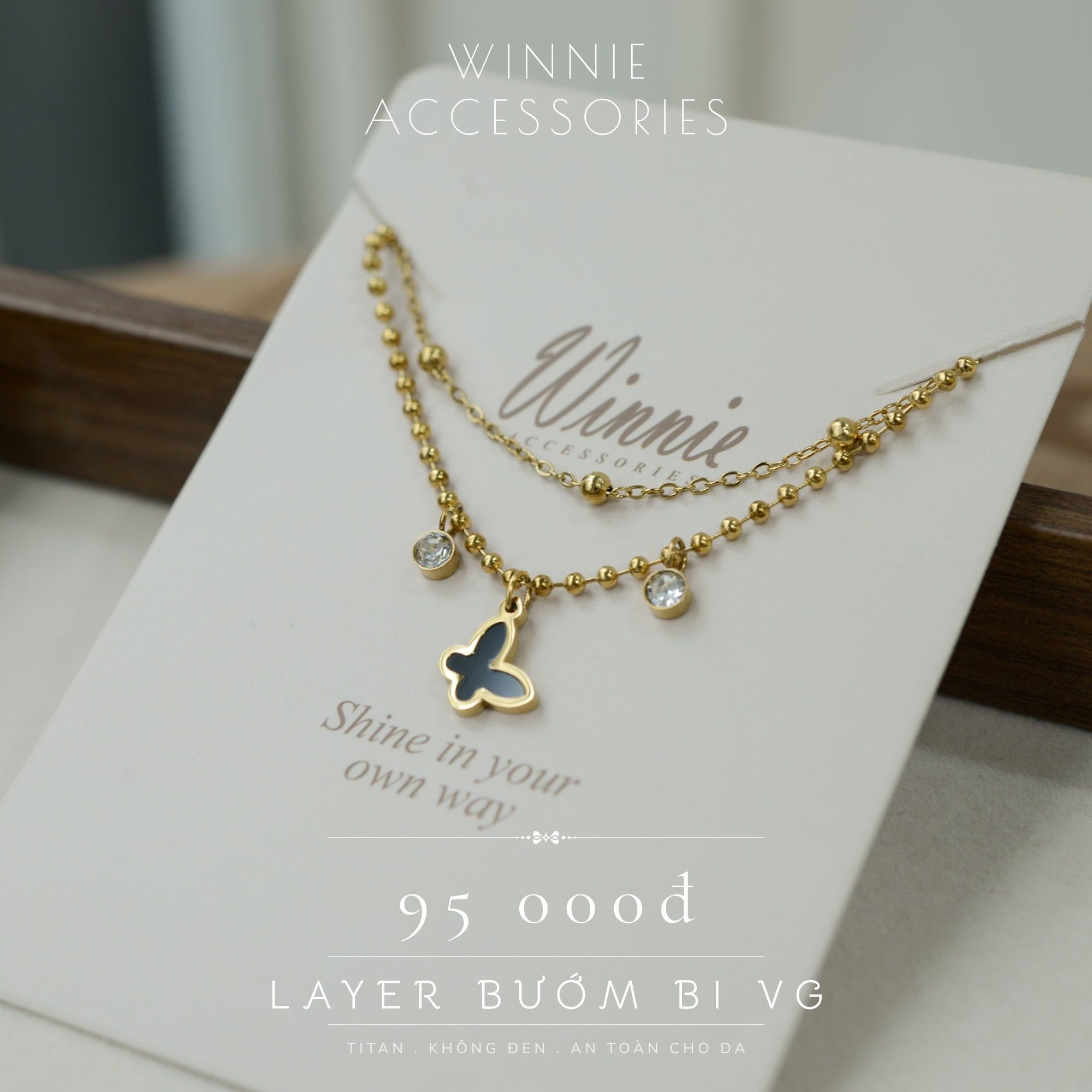  Lắc chân Titan Layer Bướm Bi VG 