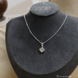  Dây chuyền Bạc S925 VCA xà cừ nhỏ 