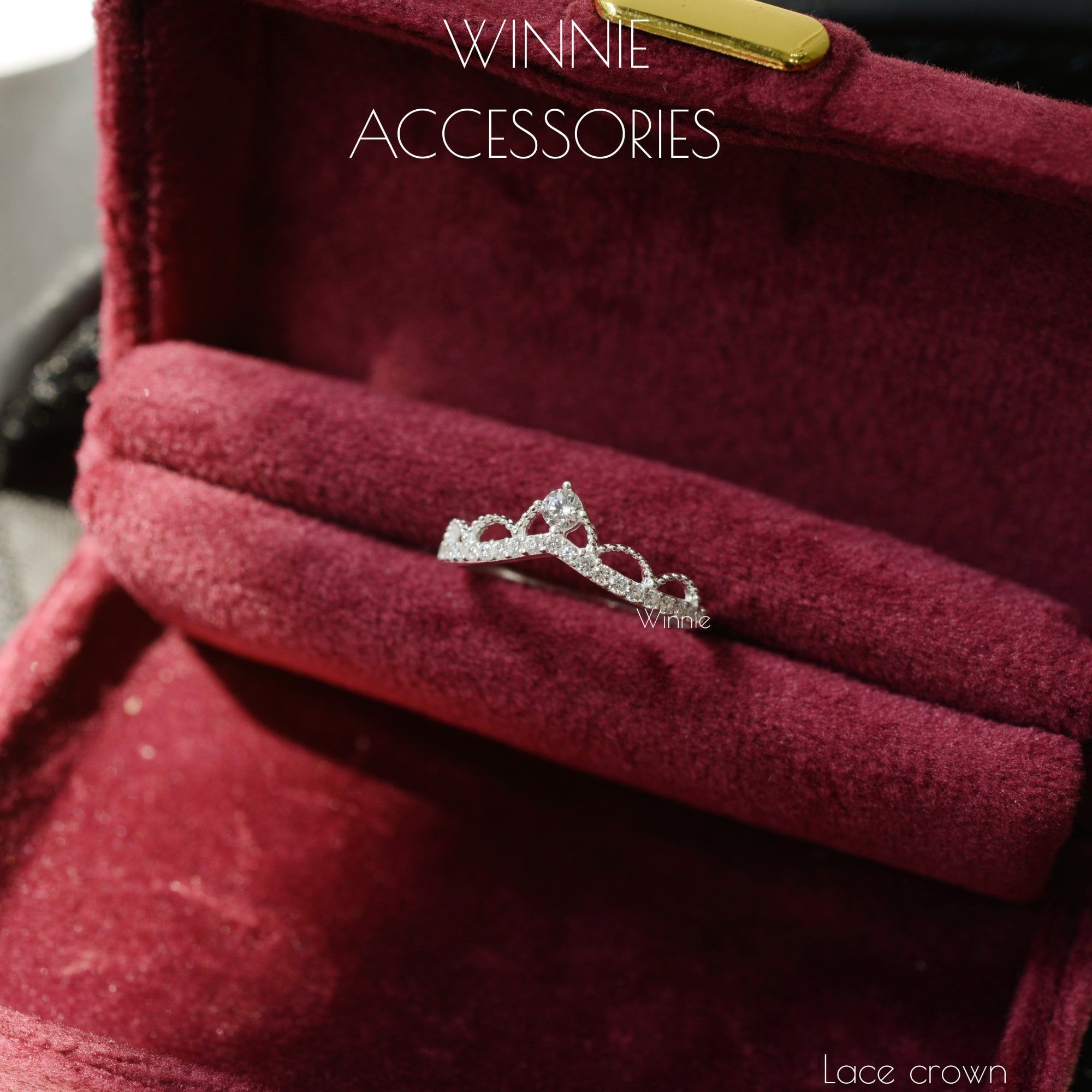  Nhẫn Bạc S925 Lace Crown 